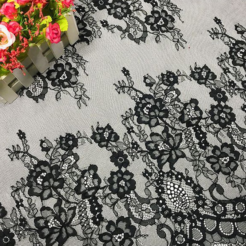 Eyelash Lace Lace Fabric Dress Nylon for Women's Wear Wholesale Suppli 9
